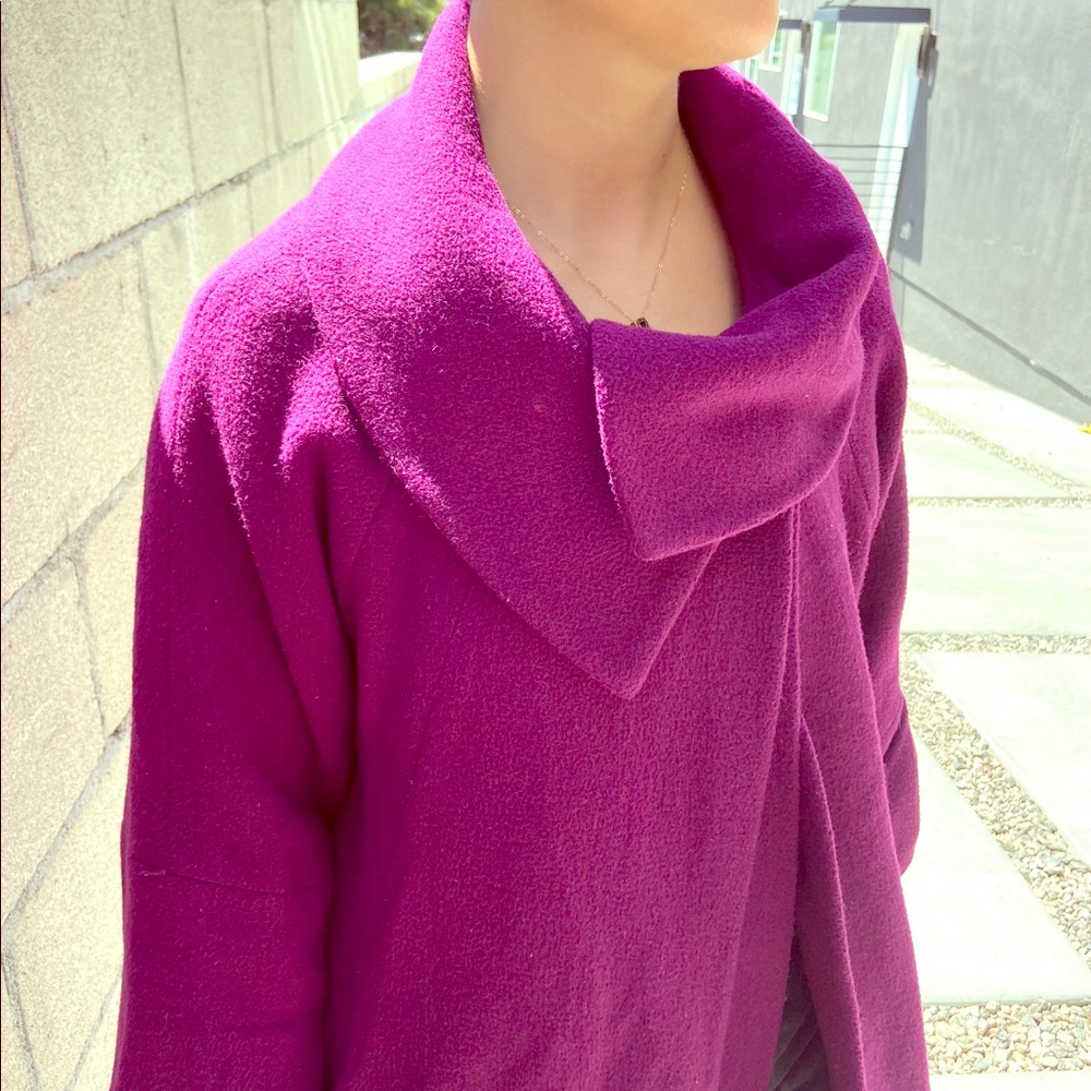 Purple Wool PeaCoat